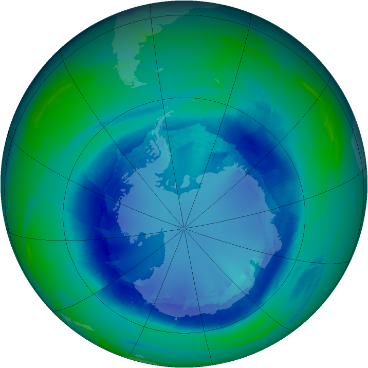 Ozone Map 2008-08-23
